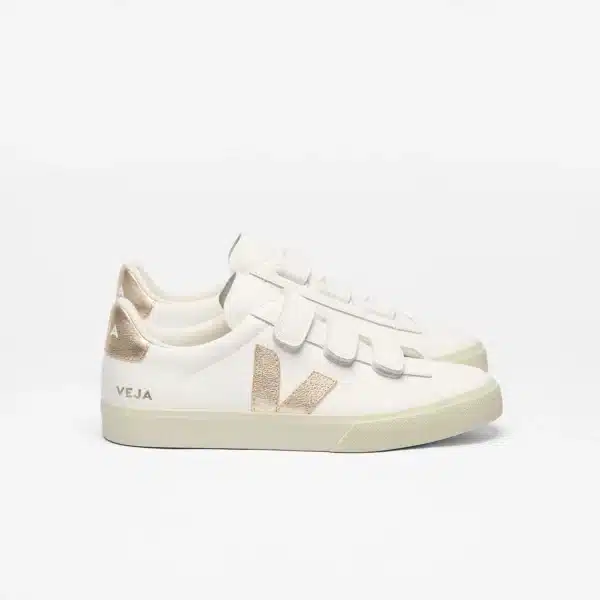 RECIFE LEATHER WHITE PLATINE - VEJA