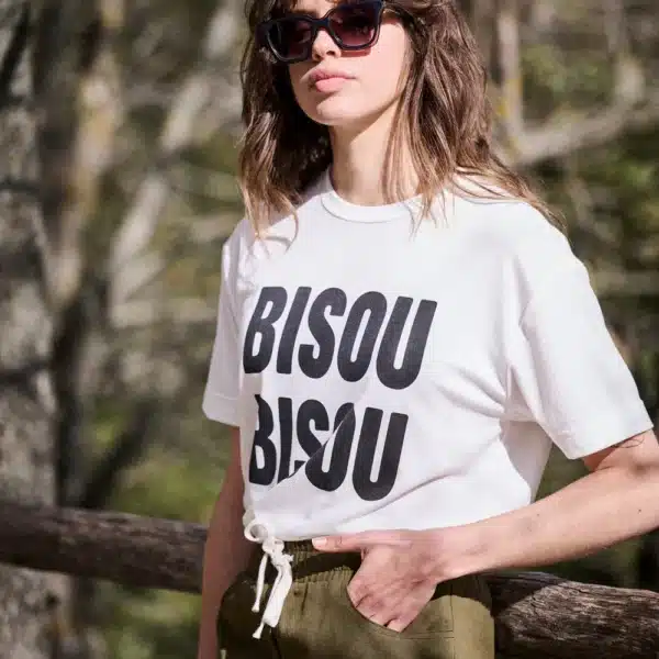Tshirt Trey bisou Noir - Laure + Max