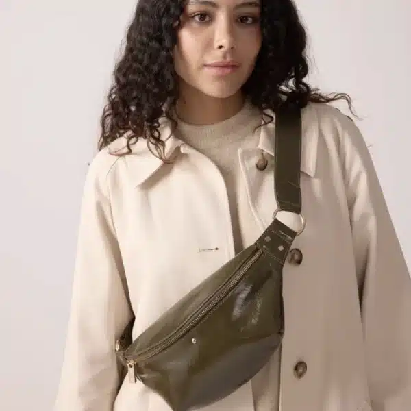 Sac Banane Nicole Kaki verni - Maradji