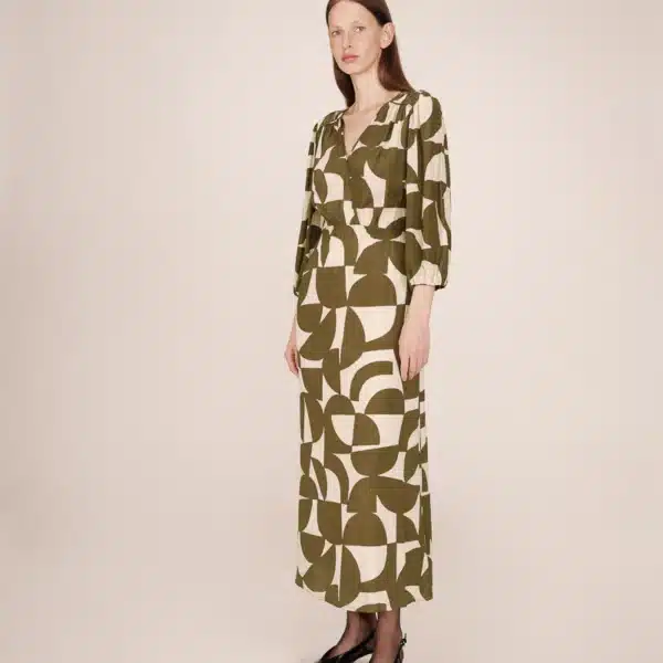 Robe longue Olive - Grace & Mila