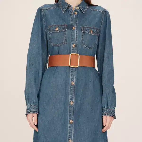 Ceinture Suedine Camel Nelsie - Grace & Mila