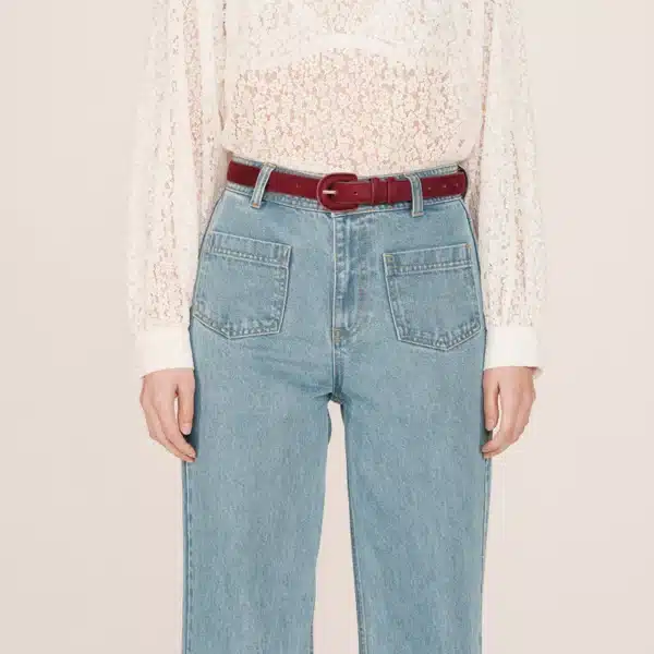 Ceinture Scotland Bordeaux - Grace & Mila