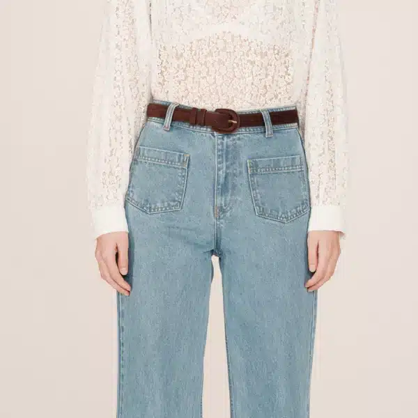 Ceinture Scotland Chocolat - Grace & Mila