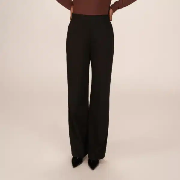 Pantalon Tailleur fluide Noir Stewart - Grace & Mila