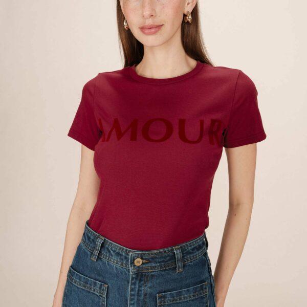 Tshirt ecru Bordeaux - Grace & Mila