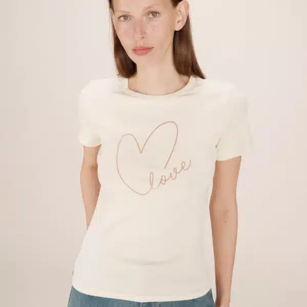 Tshirt ecru Sixte - Grace & Mila