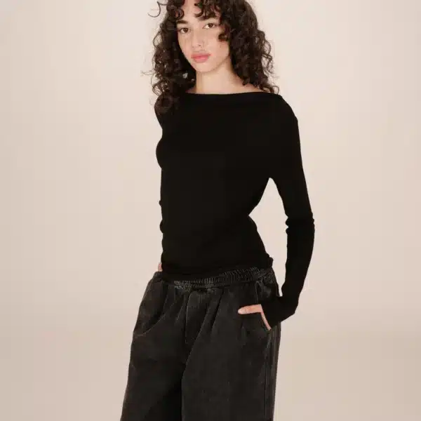 Tshirt Noir Sioux - Grace & Mila