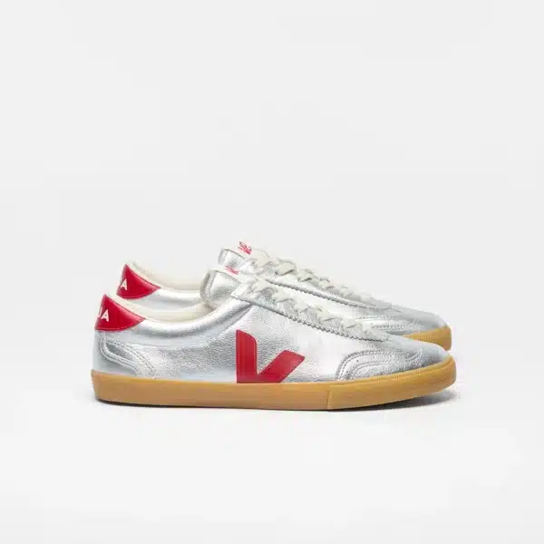 Veja Volley Leather Silver Pepper