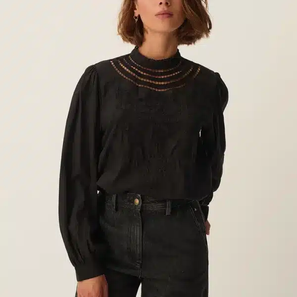 Blouse Ethan Noir - Des Petits Hauts