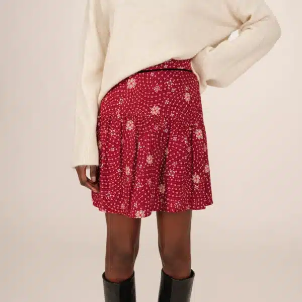 Jupe Terracotta Staicy - Grace & Mila