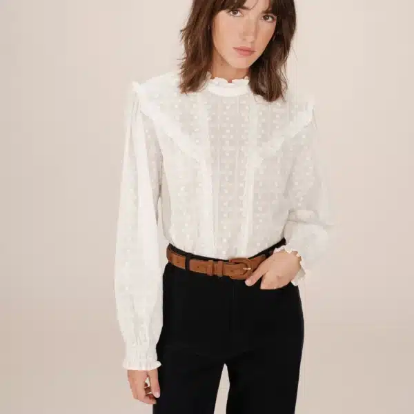 Blouse Ivoire Seduisante - Grace & Mila