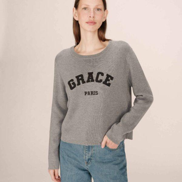 Pull Gris Sardaigne - Grace & Mila