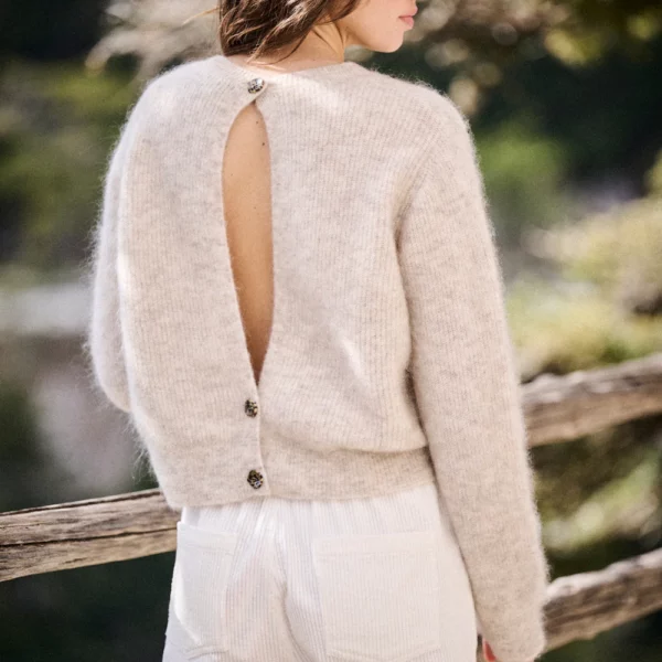 Pull mohair Maxime Beige - Laure + Max