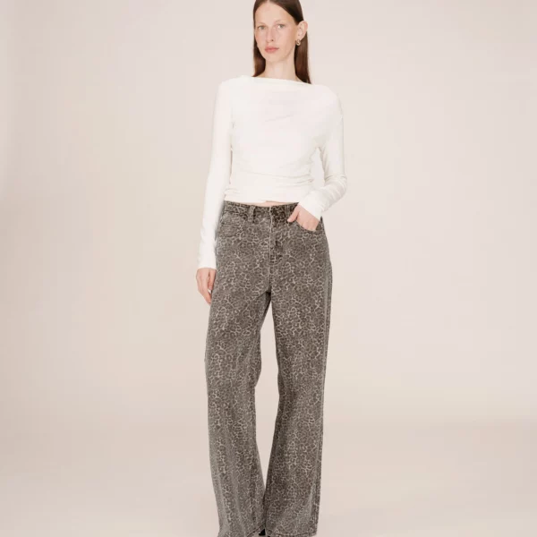 Jean imprimé leopard Socca - Grace & Mila