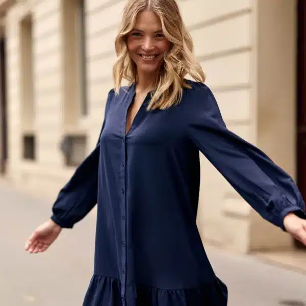 Robe courte marine - Robbie- La Petite Étoile