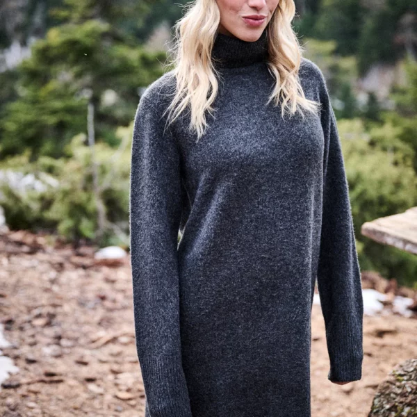 Robe Remy gris anthracite - Laure + Max