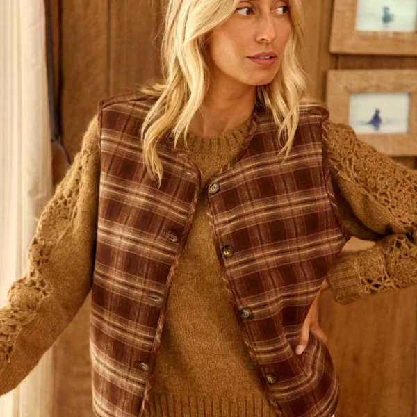 Veste marron - Vinka - La Petite Étoile