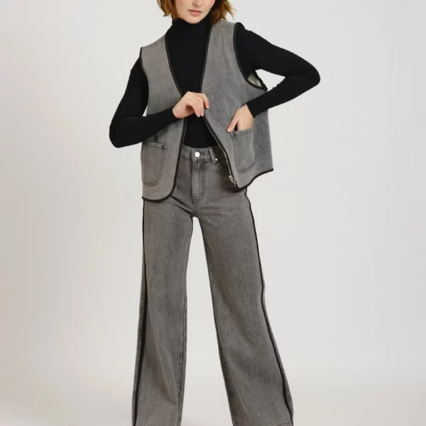 Veste sans manche réversible VERO - FAM Paris