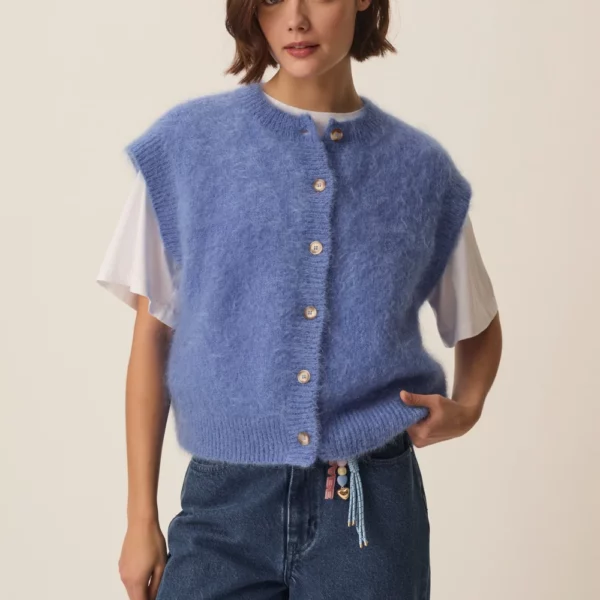 Gilet Alibaba Ciel - Des Petits Hauts