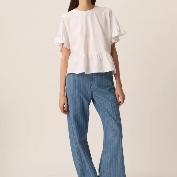 Jean Lise Denim Raye - Des Petits Hauts