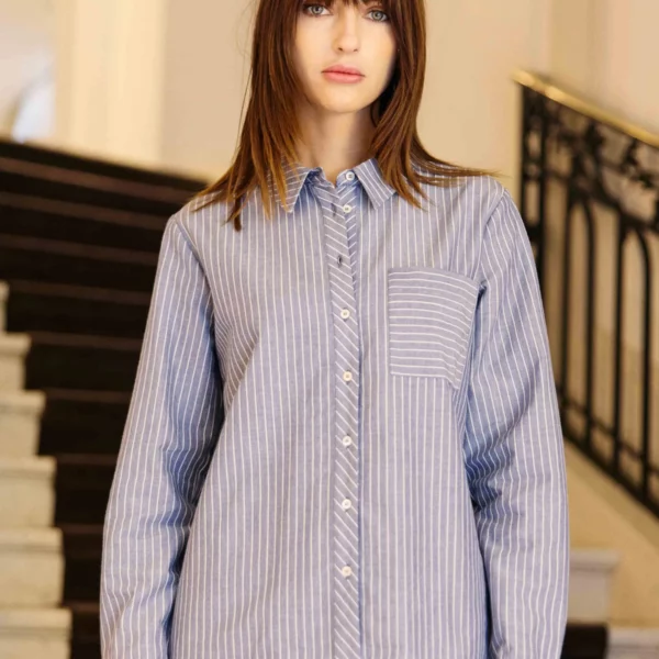 Chemise rayée bleue - Cecile - La Petite Etoile