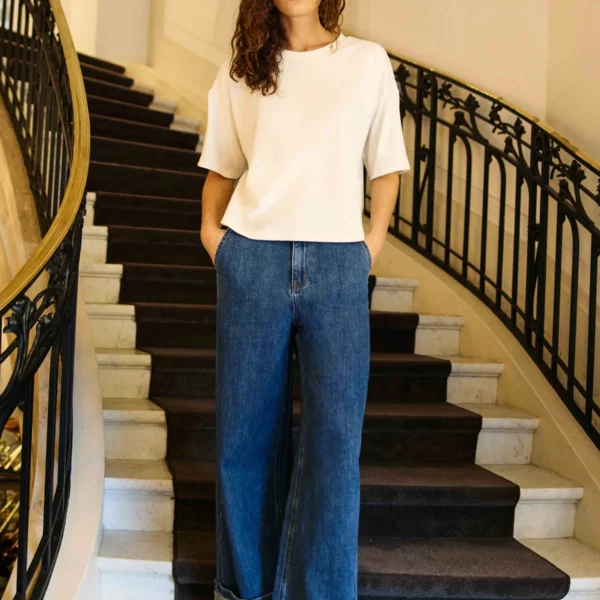 T-shirt maille écru - Tais - La Petite Etoile