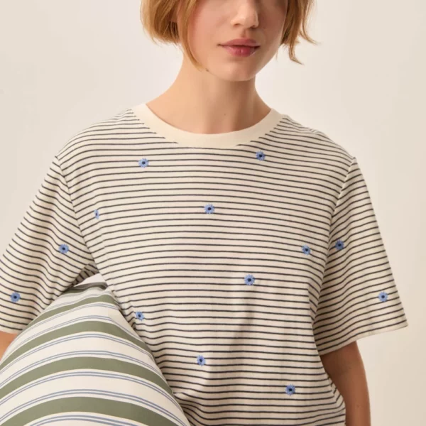 Tee shirt joseph Marine / Ciel - Des Petits Hauts