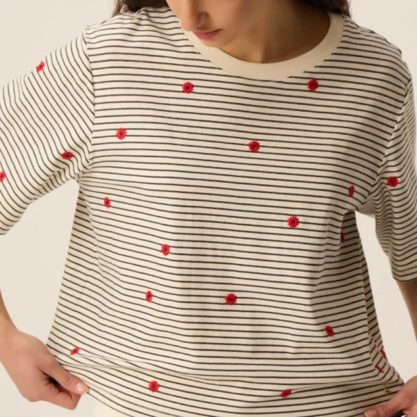 Tee shirt joseph Marine / Homard - Des Petits Hauts