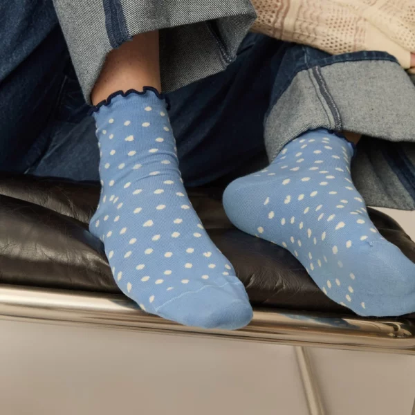 Chaussettes Wayem Dots Ciel - Des Petits Hauts