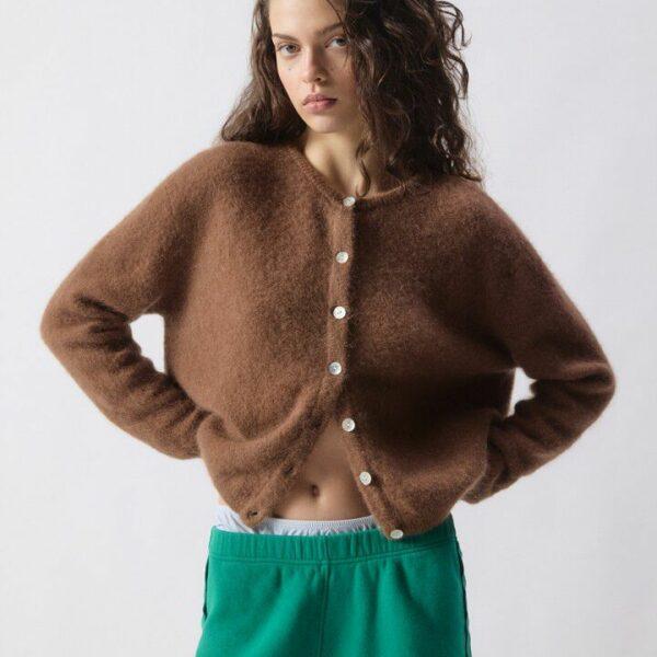 Gilet femme vitow marron - American Vintage