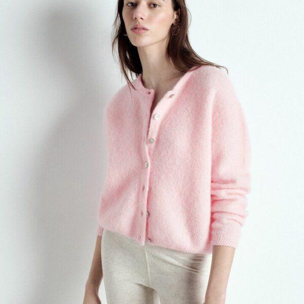 Gilet femme vitow rose - American Vintage