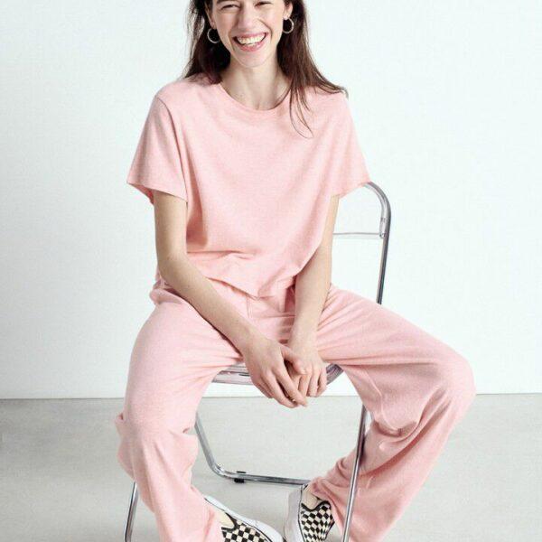 Tshirt Ypawood rose - American Vintage