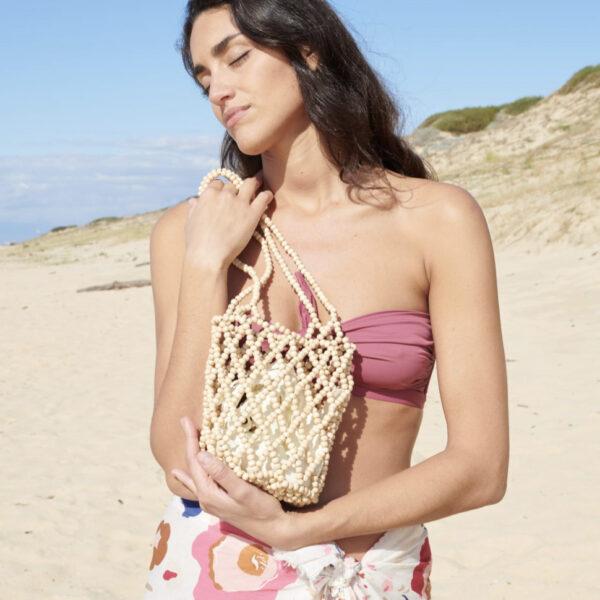 Sac pepita en perles - Maradji