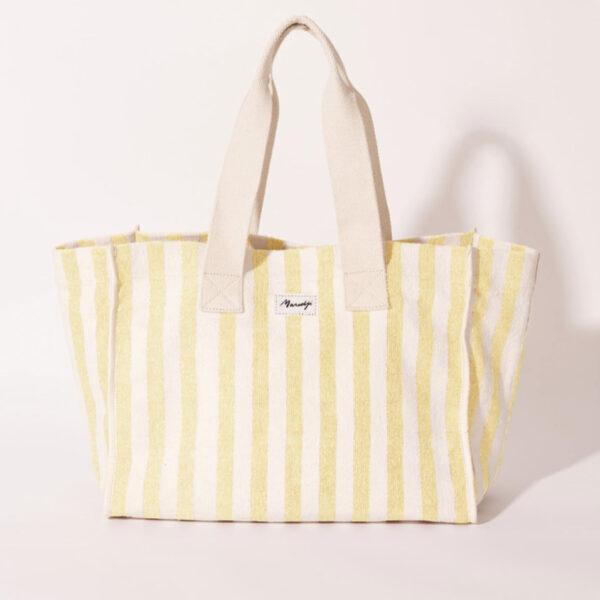 Cabas Nina Rayé Citronl - Maradji