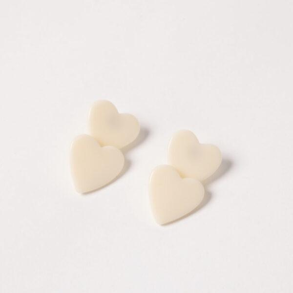 Boucle d'oreilles Coralina Écru- Maradji