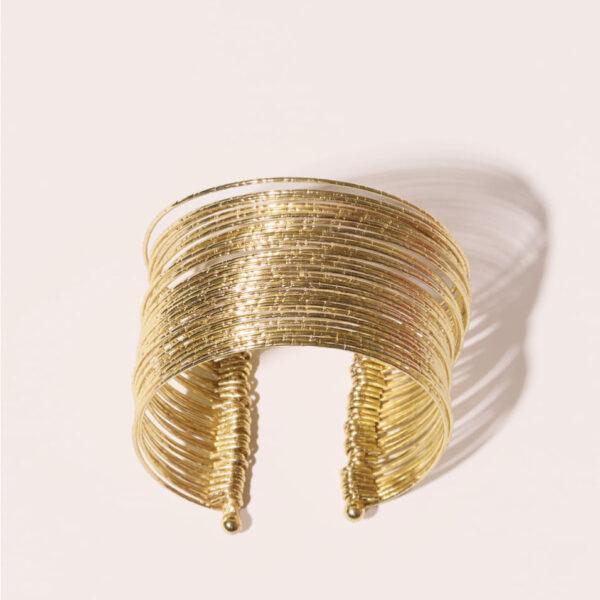 Bracelet Bangle Doré- Maradji