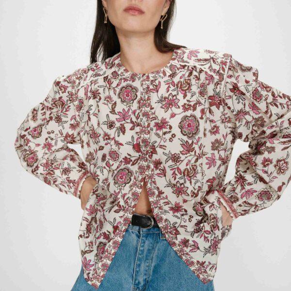 Blouse à fleurs Valencia - Grace & Mila