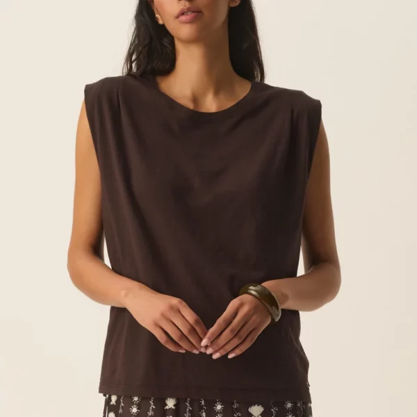 Débardeur zeaba marron terre - Des Petits Hauts