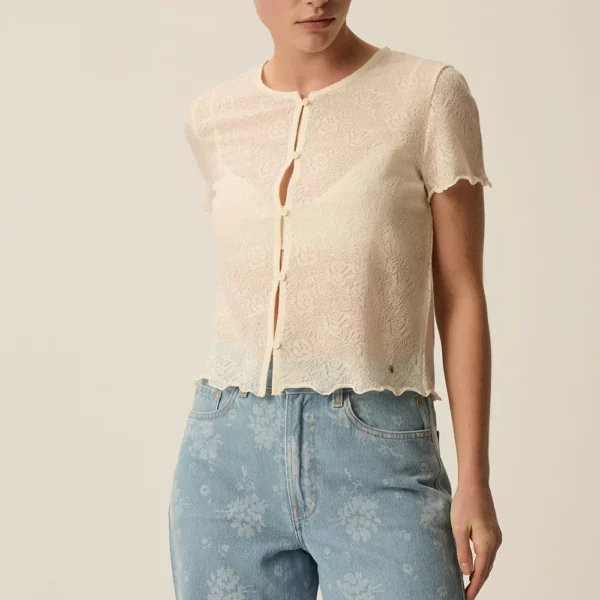 Tshirt grace ecru  - Des Petits Hauts