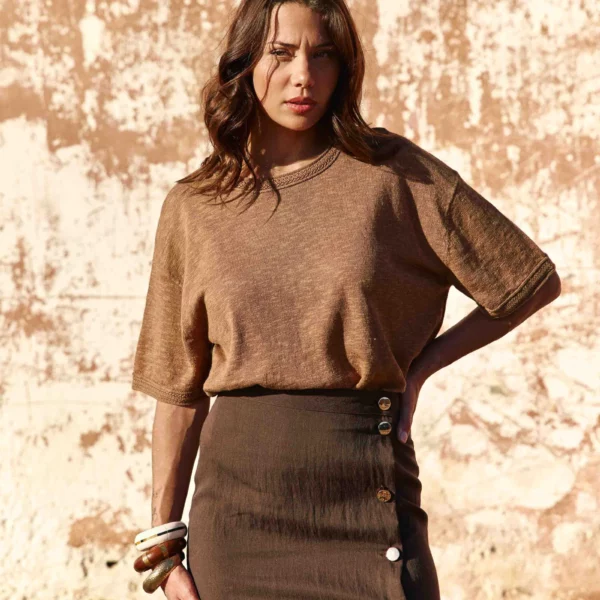 Joele - Jupe courte portefeuille - La Petite Étoile