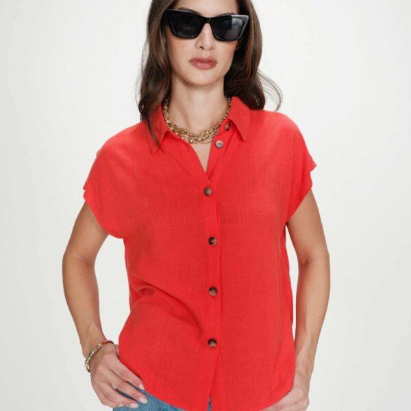 Chemise en lin fluide Sanguine Perez - Grace & Mila