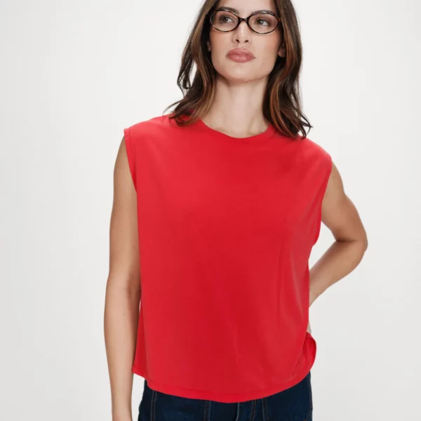 Tshirt large en modal rimbaud fuschia - Grace & Mila